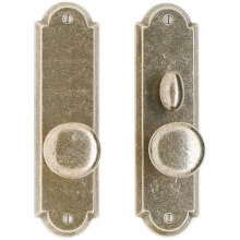 Rocky Mountain Hardware - E702/E723 - Patio Mortise Lock Set - 2-1/2" x 9" Arched Escutcheons