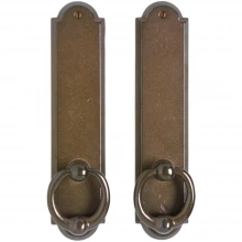 Rocky Mountain Hardware - E704/E704 - Passage Mortise Lock Set - 2-1/2" x 11" Arched Escutcheons