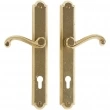 Rocky Mountain Hardware<br />E719/E719 - 1-3/8" x 11" Arched Multi-Point Entry Set Escutcheon, Profile Cylinder - Entry, Lever High