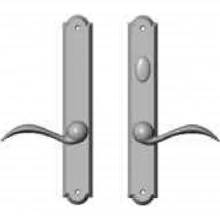 Rocky Mountain Hardware - E741/E742 - 1 3/4" x 11" Arched Multi-Point Entry Set Escutcheon, American Cylinder - Patio, Lever Low