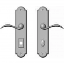 Rocky Mountain Hardware - E750/E753 - 2 1/2" x 11" Arched Multi-Point Entry Set Escutcheon, American Cylinder - Entry, Lever High