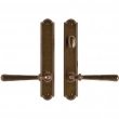 Rocky Mountain Hardware<br />E776/E777 - 1 3/4" x 10" Arched Multi-Point Entry Set Escutcheon, American Cylinder - Patio, Lever Low