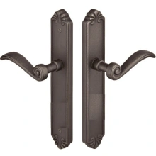 Emtek<br />1144 - Tuscany Plates 2" X 10" - Non-Keyed Fixed Handle Outside, Operating Handle Inside #1