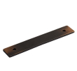 Schaub 211120-AZ<br />Vinci Backplate for Cabinet Appliance Pull - Antique Bronze - 18" C-to-C 