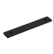 Schaub 211112-BB<br />Vinci Backplate for Cabinet Appliance Pull - Black Bronze - 12" C-to-C 