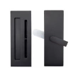 Emtek<br />222203 - Modern Rectangular Barn Door Privacy Lock and Narrow Flush Pull with Integrated Strike
