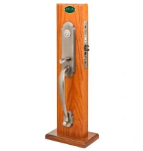 Emtek<br />3343 - Charleston Brass Mortise Entry Set 