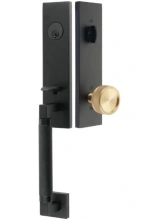 Emtek - 4218 - Hercules Knurled Monolithic Entry Set, Single Cylinder