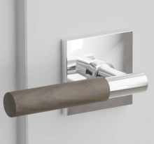 Emtek<br />5050 Select Brass - Square Rose Lever - DUMMY