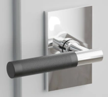 Emtek<br />5052 Select Brass - Modern Rectangular Rose Lever - DUMMY