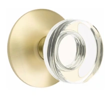 Emtek - 5057 Glass Knobs - Modern Rose - DUMMY PAIR