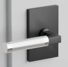 Emtek<br />5112 Select Brass - Modern Rectangular Rose Lever - PASSAGE