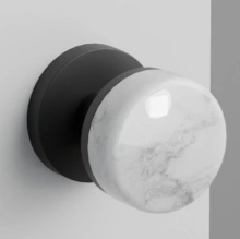 Emtek<br />5209 Select Brass Conical - Disk Rose Knob - PRIVACY