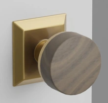 Emtek<br />8131 Select Brass Conical - Quincy Rose Knob - PASSAGE