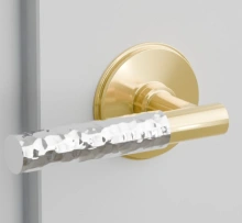 Emtek<br />8210 Select Brass - Watford Rose Lever - PRIVACY