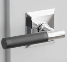 Emtek<br />8231 Select Brass - Quincy Rose Lever - PRIVACY