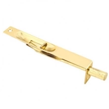 Emtek - 8501 - 6" Brass Flush Bolt with Square Corner