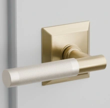 Emtek<br />8531 Select Brass - Quincy Rose Lever - DUMMY