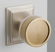 Emtek<br />8561 Select Brass Conical - Wilshire Rose Knob - DUMMY