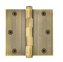 Emtek<br />96113 - BRASS HINGE PAIR 3.5" x 3.5" (SQUARE CORNERS) RESIDENTIAL DUTY 