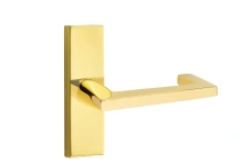 Emtek<br />Brass Modern Argos Lever (AG) - Select a Rose