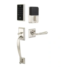 Emtek<br />EMP22225 - Emtek EMPOWERED 2 Touch Entry Set with Franklin Grip; Keyed &amp; Bluetooth