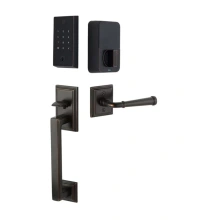Emtek<br />EMP22226 - Emtek EMPOWERED 2 Touch Entry Set with Hamden Grip; Keyed &amp; Bluetooth