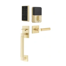 Emtek<br />EMP22227 - Emtek EMPOWERED 2 Touch Entry Set with Hercules Smooth Grip; Keyed &amp; Bluetooth