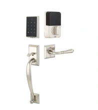 Emtek<br />EMP20205 - Emtek EMPOWERED 2 Touch Entry Set with Franklin Grip; Key-Free &amp; Bluetooth