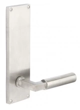 Emtek - S800 - Brushed Stainless Steel (SS) Sideplate 8" Overall Non-Keyed - Dummy, Pair