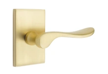 Emtek<br />Brass Modern Luzern Lever (LU) - Select a Rose