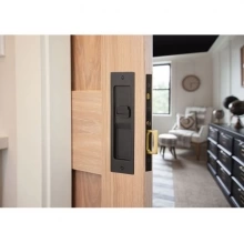 Emtek - 2124. - Rustic Modern Rectangular Passage Pocket Door Mortise Lock