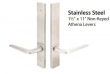 Emtek<br />18A2 - Stainless Steel 2 x 10 5 1/4 C to C Multi Point 