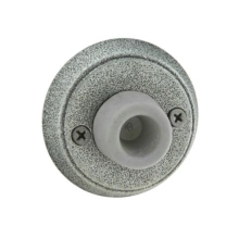 Emtek<br />2255 Wrought Steel - Wrought Steel Wall Bumper - #2 Rosette Style