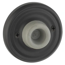 Emtek<br />2255 - Brass Wall Bumper - Regular Rosette Style