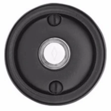 Emtek<br />2422 - DOORBELL BUTTON WITH #2 SANDCAST BRONZE ROSETTE