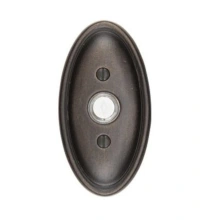 Emtek<br />2414 - DOORBELL BUTTON WITH 14 CAST BRONZE ROSETTE
