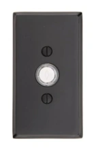 Emtek<br />2423 - DOORBELL BUTTON WITH #3 SANDCAST BRONZE ROSETTE