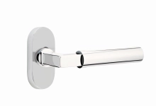 Emtek<br />5802 Thumbturn Privacy - 1-1/2" x 3" - Oval Stretto Narrow Trim Lockset