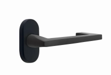 Emtek<br />5803 Full Dummy Pair - 1-1/2" x 3" - Oval Stretto Narrow Trim Lockset