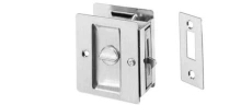 Emtek<br />83229 - Faceplate and Screws for Tubular Pocket Door Privacy Latch, Passage/Privacy, Radius Corners