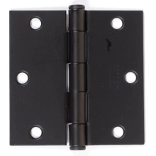 Emtek<br />91013  - STEEL HINGE PAIR 3.5" x 3.5" (SQUARE CORNER)