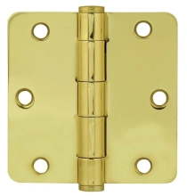 Emtek<br />92023  - HEAVY DUTY HINGE PAIR 3.5" x 3.5" (1/4" RADIUS)