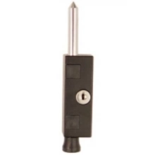 Emtek<br />KEYED PATIO BOLT - KEYED PATIO BOLT