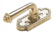 Tilt & Turn Window 1-1/2" x 3-3/4" Corbel Arched Escutcheon