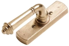 Rocky Mountain Hardware<br />EW501 - Tilt & Turn Window 1-3/8" x 4-1/2" Curved Escutcheon
