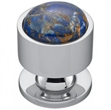 Vesta - V7560 - FireSky Mohave Lapis Knob 1-1/8" Vesta - V7560 - FireSky Mohave Lapis Knob 1-1/8"