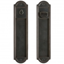 Rocky Mountain Hardware - PDL-FP025 - Privacy Pocket Door Lock Set - 2-1/2" x 11" Ellis Flush Pulls