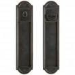 Rocky Mountain Hardware<br />PDL-FP025 - Privacy Pocket Door Lock Set - 2-1/2" x 11" Ellis Flush Pulls