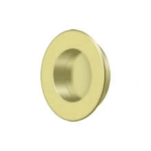 Deltana - FP178 - Flush Pull, Round, HD, 1 7/8", Solid Brass